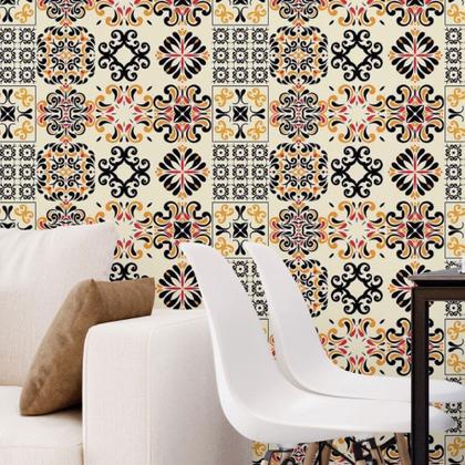 Imagem de Papel de Parede Adesivo Azulejo Português N018109