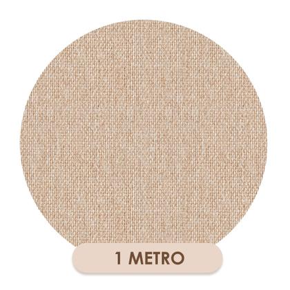 Imagem de Papel de Parede Adesivo Bege Efeito Tecido Linho Moderno Quarto Sala