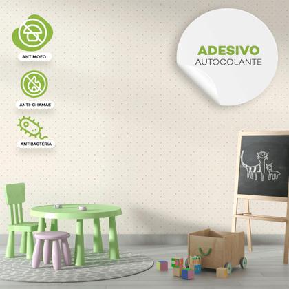 Imagem de Papel De Parede Adesivo Bolinhas Bolas Coloridas