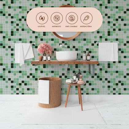 Imagem de Papel De Parede Adesivo Exercito Camuflagem Verde Sala Quarto            