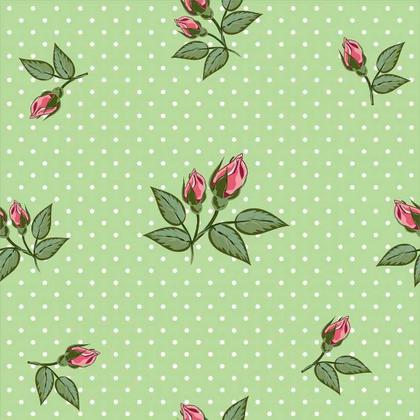 Imagem de Papel de Parede Adesivo Floral Verde 74779309 Rolo 0,58x3M