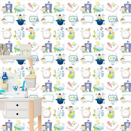 Imagem de Papel de Parede Adesivo Infantil Escola - 014