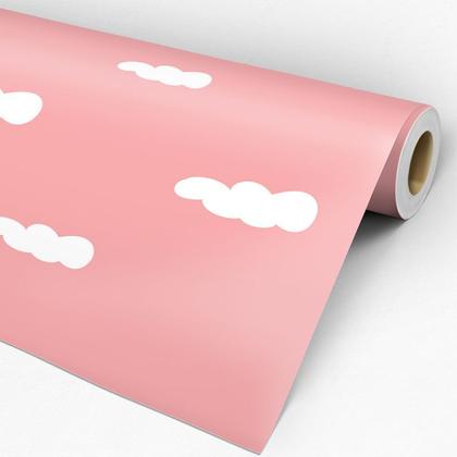Imagem de Papel de Parede Adesivo Infantil Nuvens - 038