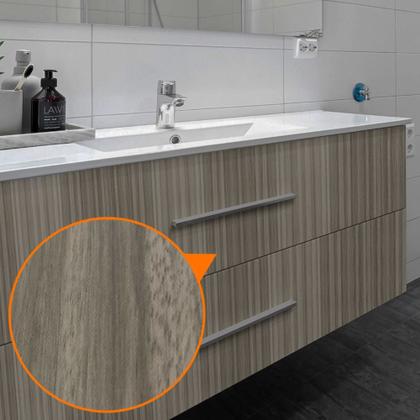 Imagem de Papel de Parede Adesivo Lavavel com Textura Madeira Imbuia Bronze Envelhecido