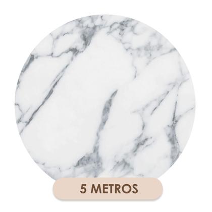 Imagem de Papel De Parede Adesivo Lavável Cozinha Mármore Branco Cinza Banheiro Cozinha