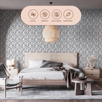 Imagem de Papel De Parede Adesivo Lavável Escritório Placa De Aço Cru Escovada Com Rebite        