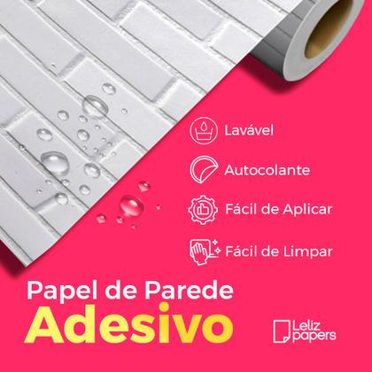 Imagem de Papel de Parede Adesivo Listrado Em Tons de Cinza Claro e Escuro 3,0m