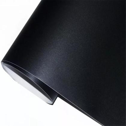 Imagem de Papel De Parede Adesivo Lousa Quadro Negro Preto Fosco 2M