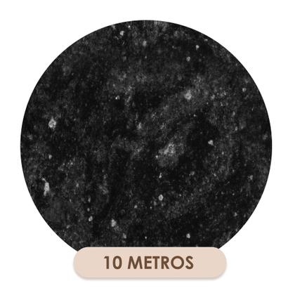 Imagem de Papel de Parede Adesivo Preto Efeito Concreto Moderno Quarto Sala de Estar