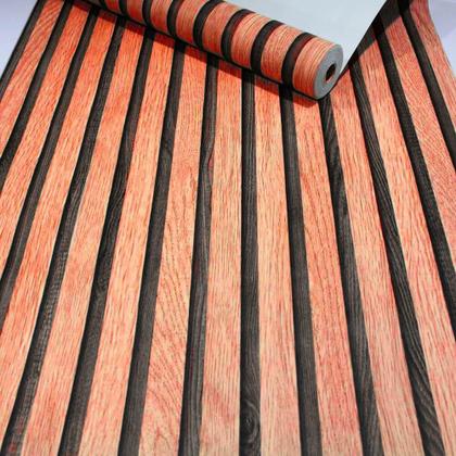 Imagem de Papel de Parede Adesivo Ripado Decorativo 1 Rolo 45cm x 5m - Rio Home
