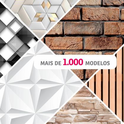 Imagem de Papel de Parede Adesivo Ripas de Madeira Natural Rolo 10m Lavável Autocolante.