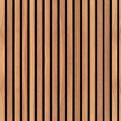 Imagem de Papel de Parede Adesivo Ripas de Madeira Natural Rolo 10m Lavável Autocolante.