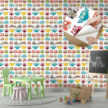 Imagem de Papel De Parede Adesivo Safari Animais Bicho Quarto Bebê            