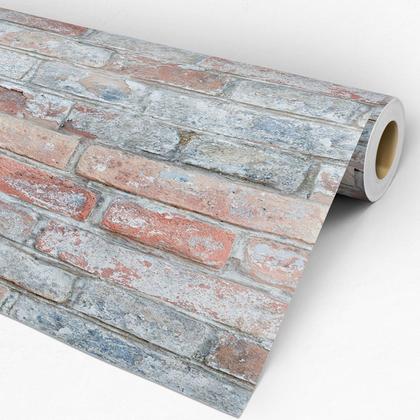 Imagem de Papel de Parede Adesivo Tijolo Demolição - 014