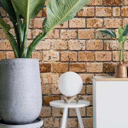 Imagem de Papel De Parede Adesivo Tijolo Para Quarto Sala Tons Marrom