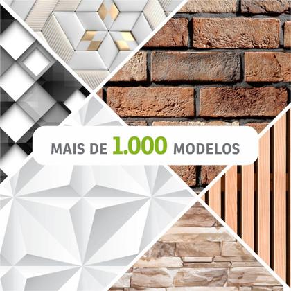 Imagem de Papel De Parede Adesivo Tijolo Para Quarto Sala Tons Marrom