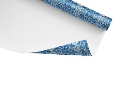 Imagem de Papel De Parede Adesivo ulejo Arabesco Tons De ul 2,80M