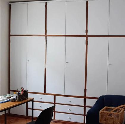 Imagem de Papel De Parede Auto Adesivo Decorativo Liso Branco 0,25x40m