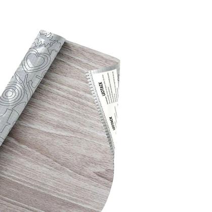 Imagem de Papel de Parede Autoadesivo 3d Madeira Moderna Decorativo Moderno Escriótio 10m x 45cm