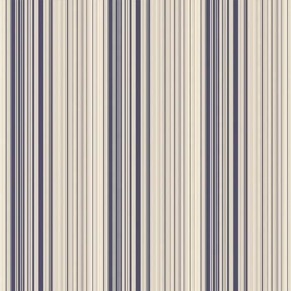 Imagem de Papel De Parede Autocolante Para Quarto E Sala listrado Azul E Bege