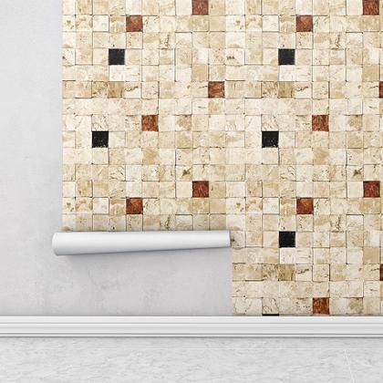 Imagem de Papel De Parede Autocolante Para Quartos E Sala Tijolinho Portugues