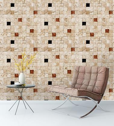 Imagem de Papel De Parede Autocolante Para Quartos E Sala Tijolinho Portugues