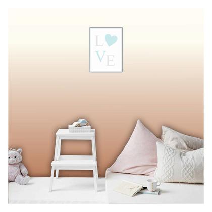 Imagem de Papel de Parede Decorativo Infantil Degrade Telha - Adesivo Autocolante 3M
