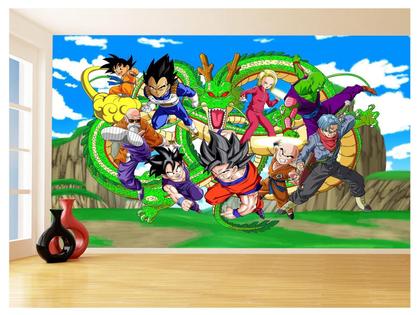 Imagem de Papel De Parede Dragon Ball Goku Vegeta Anime 3,5M Dbz457