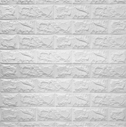 Imagem de Papel De Parede Em 3d Autoadesivo Tijolo Branco 9 Painéis