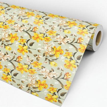 Imagem de Papel de Parede Floral 229 - 0,58 X 3 m