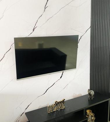 Imagem de Papel de Parede Foto Mural Painel Mármore Calacata Cinza Autocolante