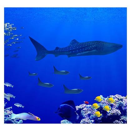 Imagem de Papel de Parede Fundo do Mar Natureza Peixes Sala Painel - 128pcp