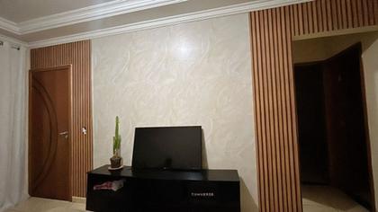 Imagem de Papel De Parede Mármore Bege Alto Brilho Lavável Cozinha 10m