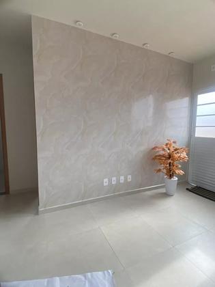 Imagem de Papel De Parede Mármore Bege Alto Brilho Lavável Cozinha 10m