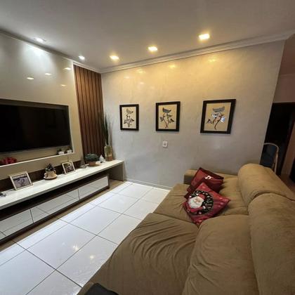 Imagem de Papel De Parede Mármore Bege Alto Brilho Lavável Cozinha 10m