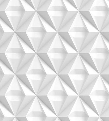 Imagem de Papel de Parede Para Quarto E Sala Gesso Triangular 3D Com Efeitos de Sombras 1 Metro