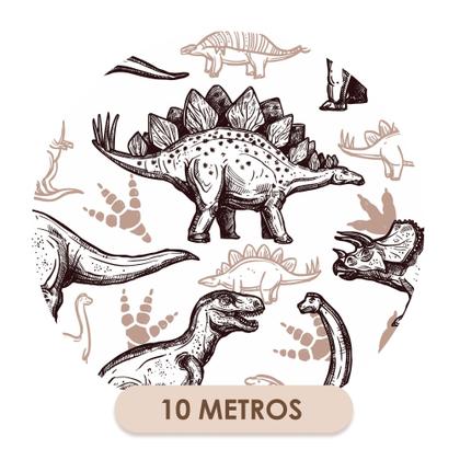 Imagem de Papel De Parede Vinílico Dinossauro Infantil Quarto 10m