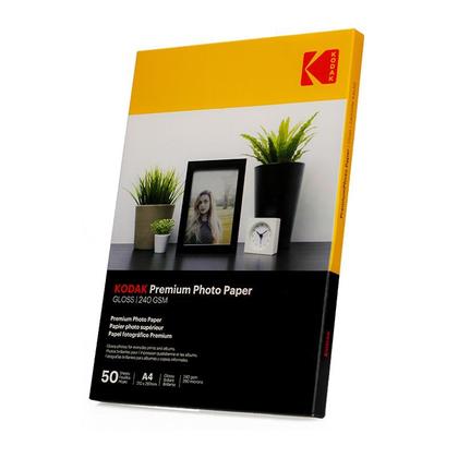 Imagem de Papel Fotográfico A4 Kodak  Gloss 240g 50 Folhas