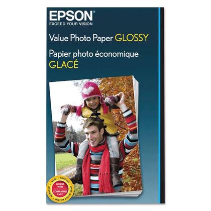 Imagem de Papel fotográfico Epson Value Glossy 4x6 100 folhas S400034