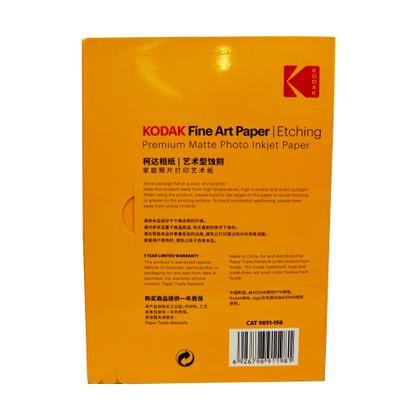 Imagem de Papel Fotográfico Fine Art A4 210g Kodak Etching 20 Folhas