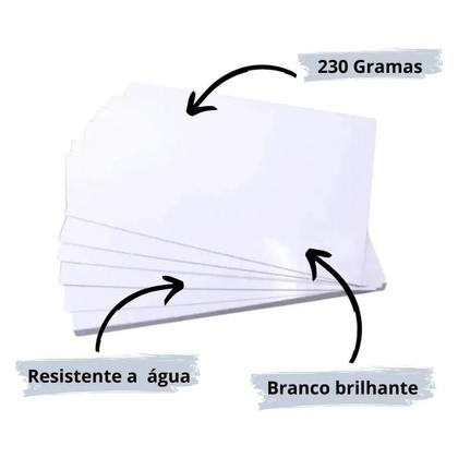 Imagem de Papel fotográfico glossy brilhante A4 230G Masterprint 20 folhas