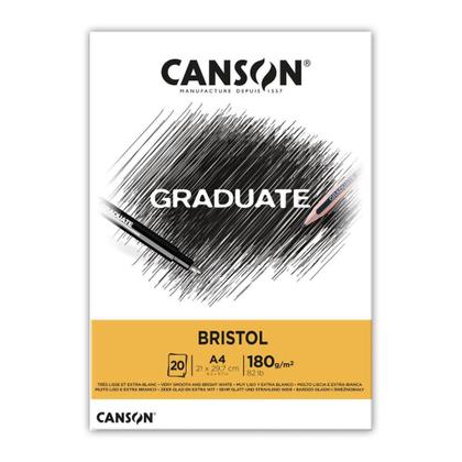 Imagem de Papel Graduate Bristol bloco 20 folhas 180g A4 - Canson