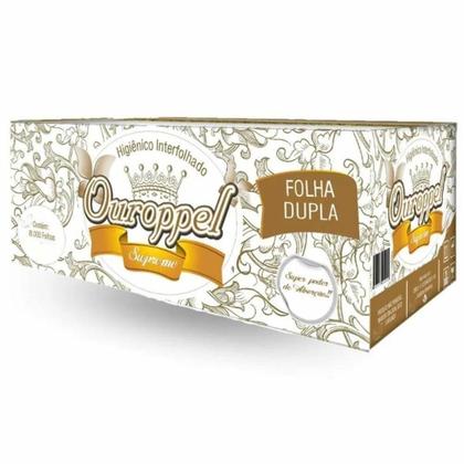 Imagem de Papel higienico cai cai folha dulpa c/8000 ouroppel