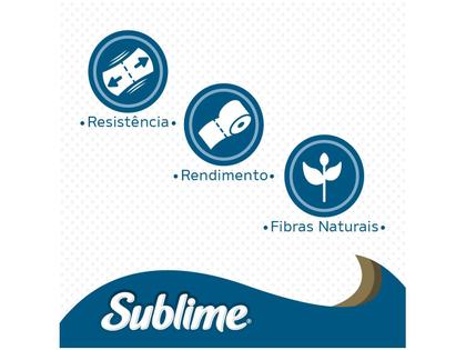 Papel Higiênico Folha Dupla Sublime Softys 24 Rolos 30m Imagem de Papel Higiênico Folha Dupla Sublime Softys 24 Rolos 30m