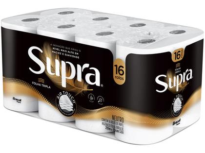 Imagem de Papel Higiênico Folha Tripla Bracell Supra 16 Rolos 20m