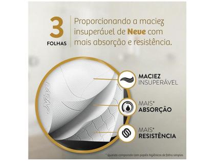 Imagem de Papel Higiênico Folha Tripla Neve Supreme 24 Rolos - 20m