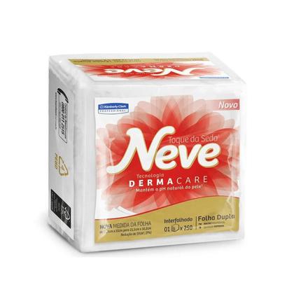 Imagem de Papel Higiênico Interfolhado Cai Cai folha Dupla Neve com 12.000 folhas