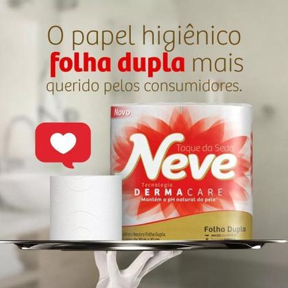 Imagem de Papel Higienico Neve Folha Dupla Leve 12 Pague 11 Rolos