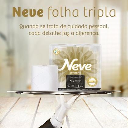 Imagem de Papel Higiênico Neve Supreme Folha Tripla 20 m De 32 Un Full
