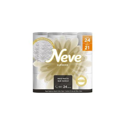Imagem de Papel Higiênico Neve Supreme Folha Tripla Leve 24 Pague 21